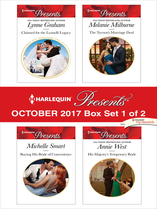 Title details for Harlequin Presents October 2017--Box Set 1 of 2 by Lynne Graham - Available